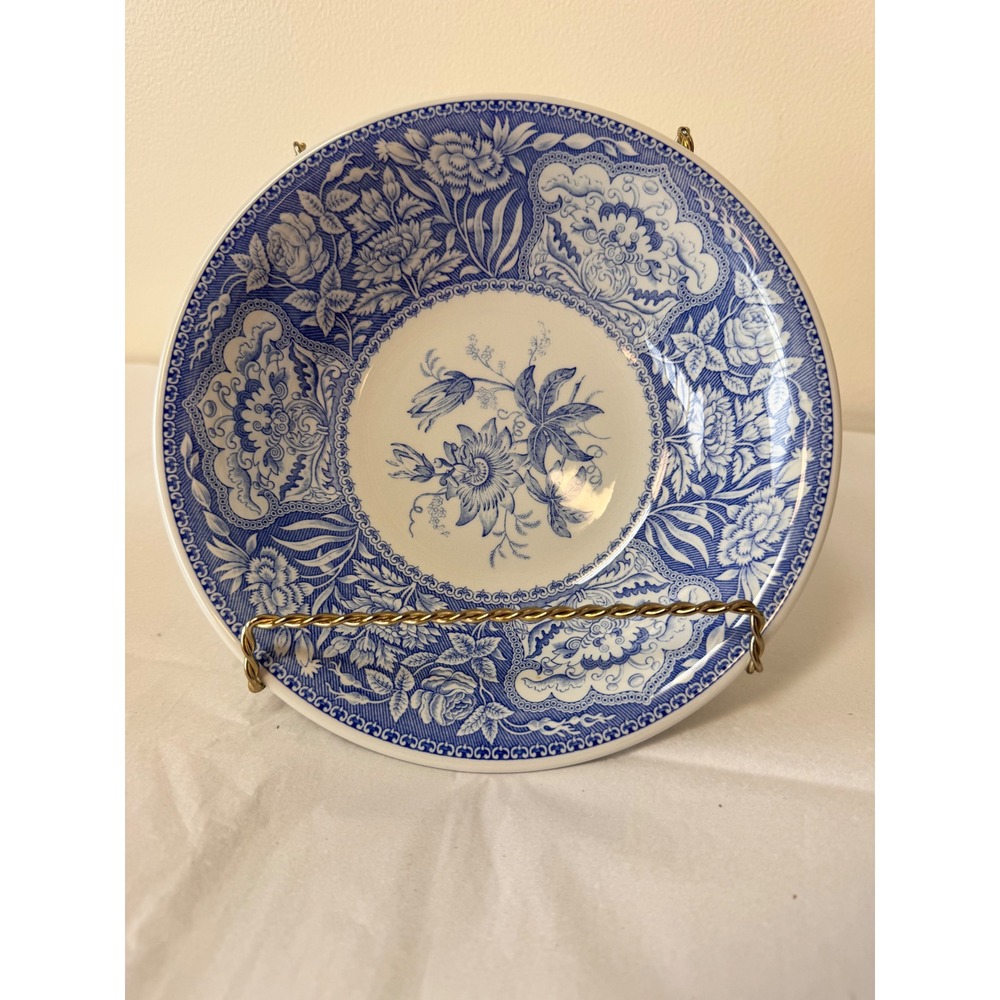 Spode Blue Room Collection Floral Bowl Blue White Transferware Made in England